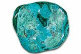 Vibrant Polished Malachite with Chrysocolla - DR Congo #336807-1